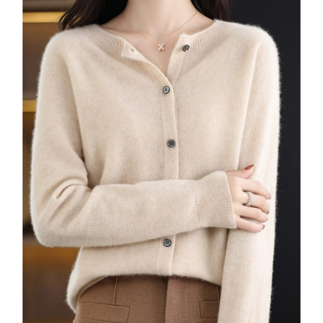 Mila - Vest dames gebreid