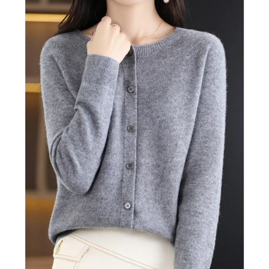 Mila - Vest dames gebreid