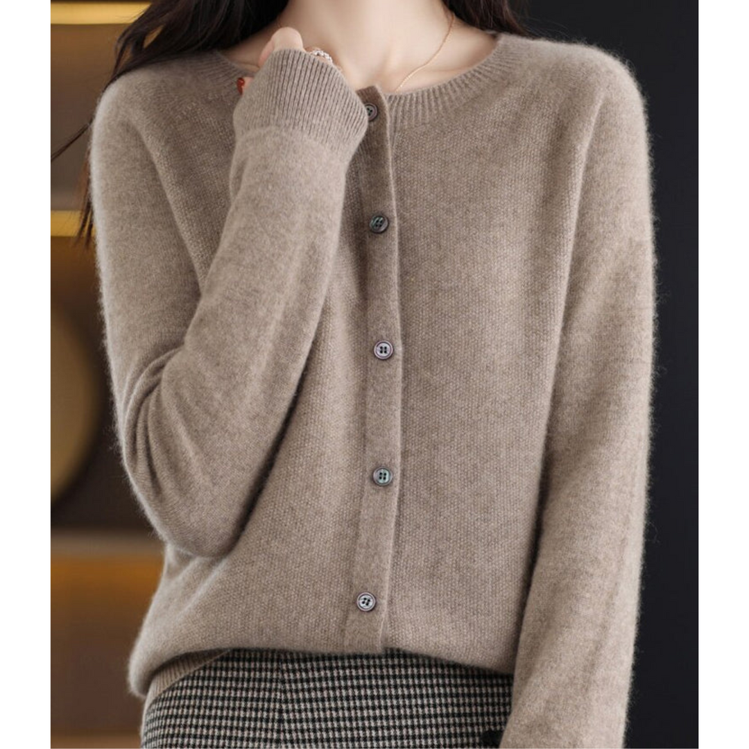 Mila - Vest dames gebreid