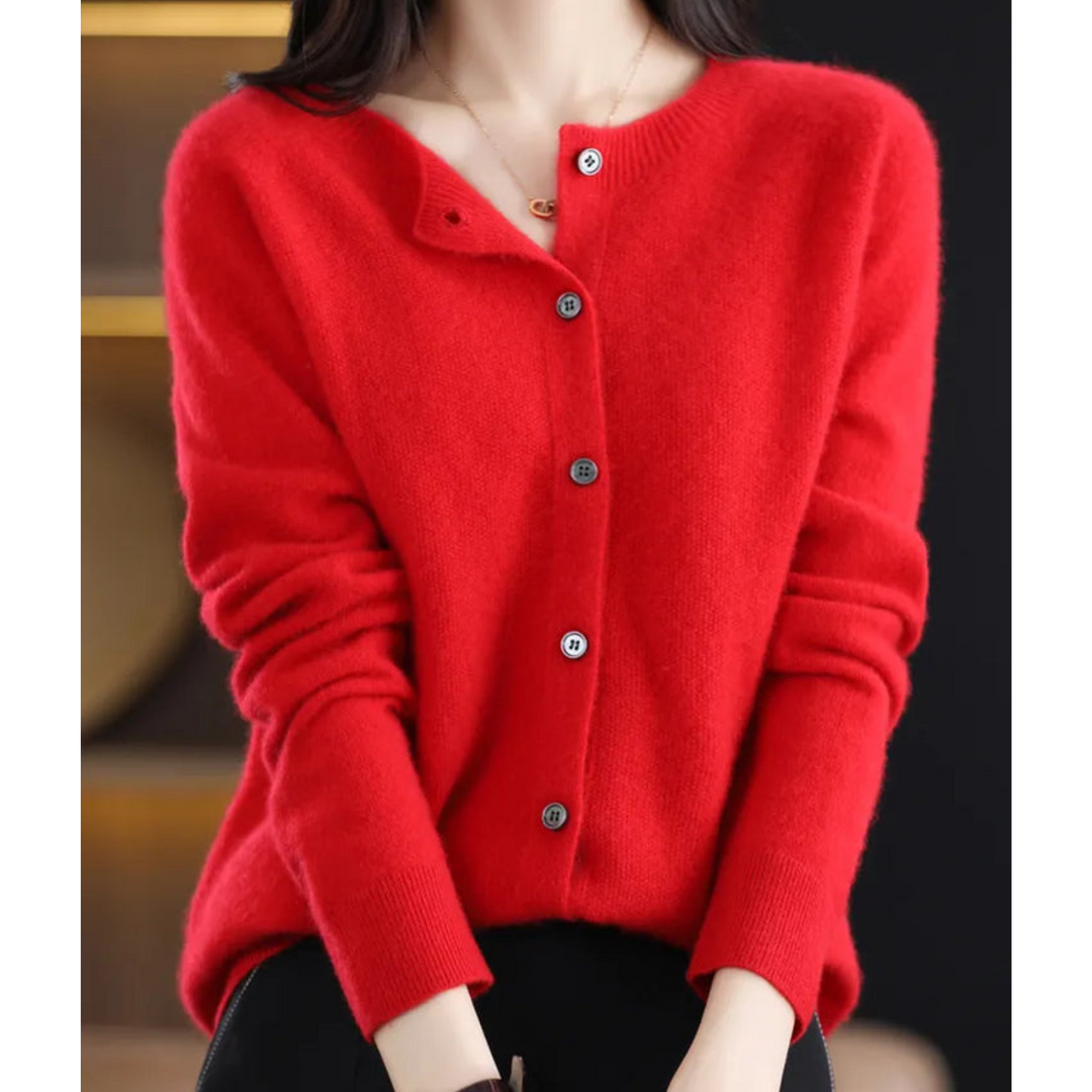 Mila - Vest dames gebreid