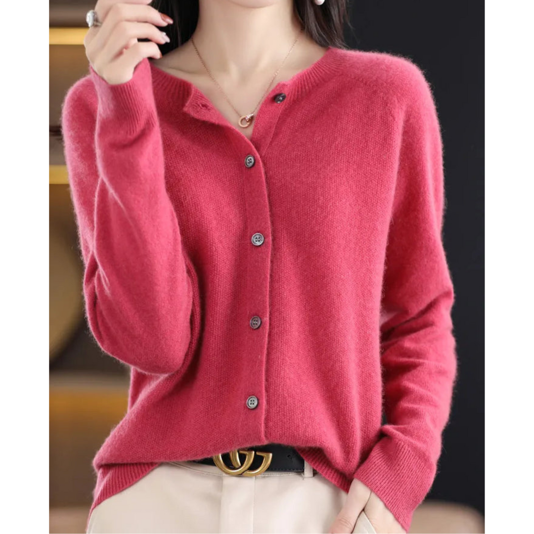 Mila - Vest dames gebreid