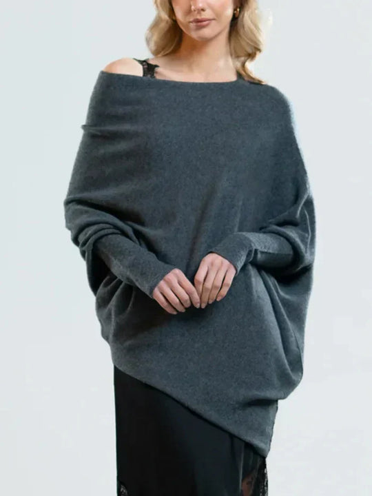 Dames Oversized Trui Col Converteerbaar Veelzijdig