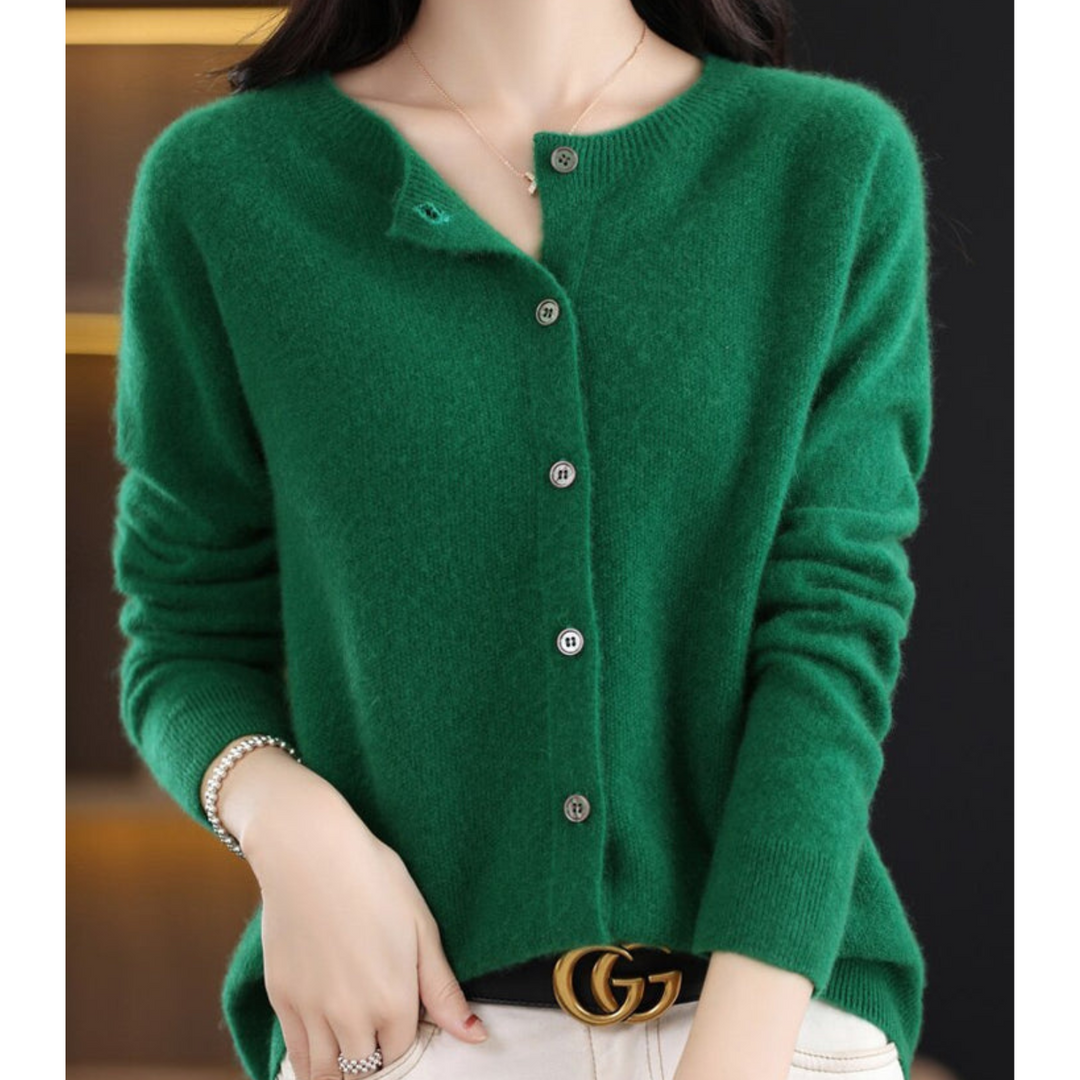 Mila - Vest dames gebreid