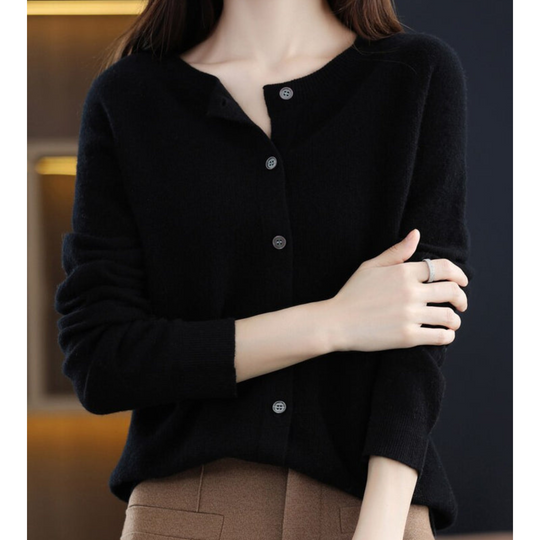 Mila - Vest dames gebreid