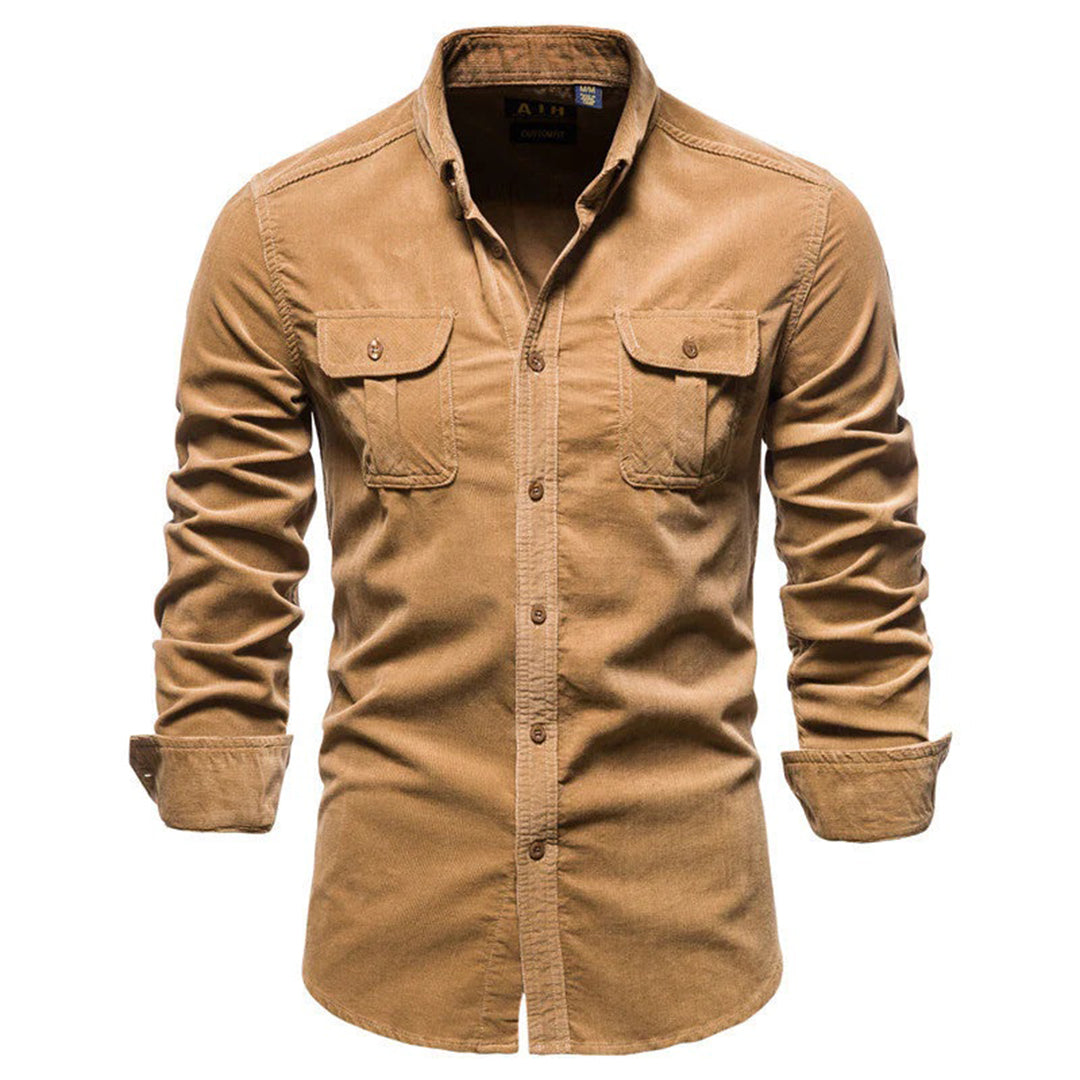 Leo - Corduroy overhemd heren