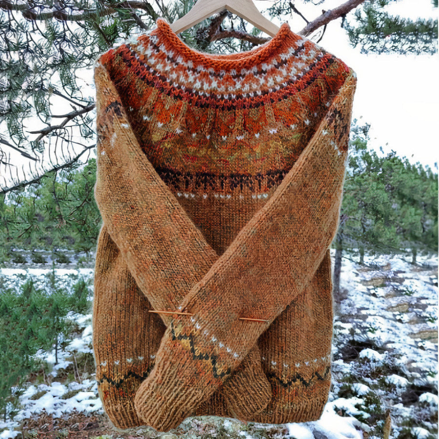 Dames Trui Vintage Warm Elegant