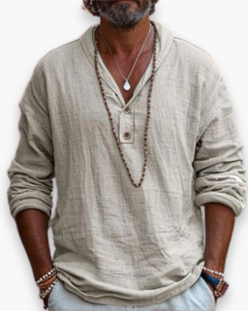 Luchtig overhemd voor heren | Ademend en Chic