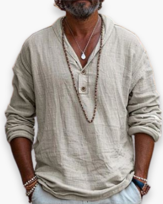 Luchtig overhemd voor heren | Ademend en Chic