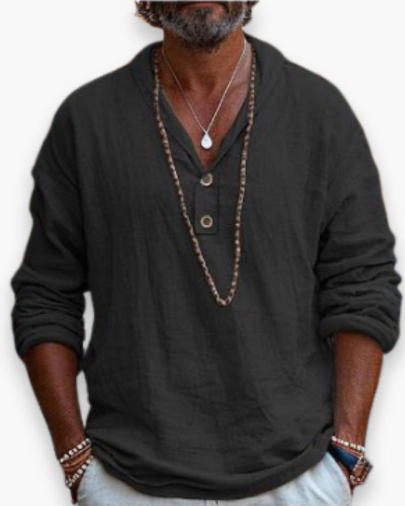 Luchtig overhemd voor heren | Ademend en Chic