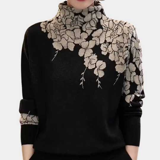 Dames Coltrui Zacht Bloemenpatroon Chic en Elegant