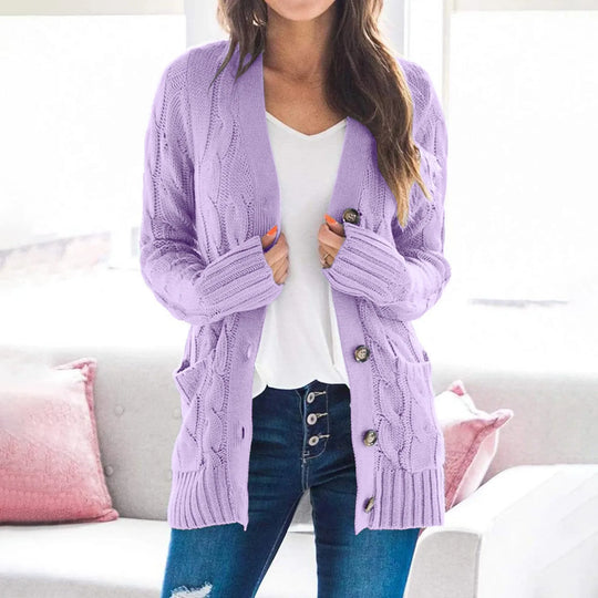 Lieve - Dames Vest Gebreid