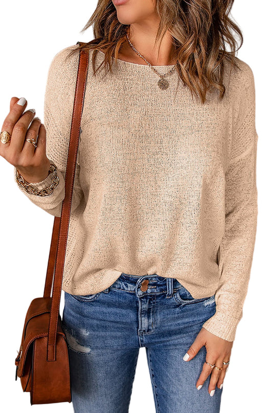 Dames Trui Col Rond Casual Comfortabel