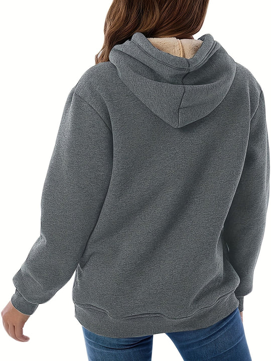 Sanne - Hoodie dames fleece