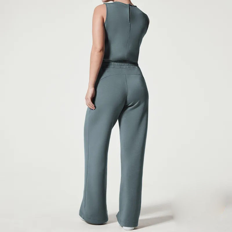 Élégance Allure - Jumpsuit met Luxe Uitstraling en Flatterende Snit