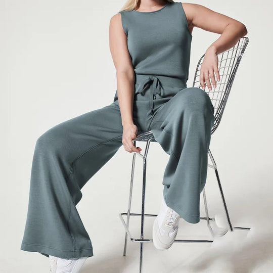 Élégance Allure - Jumpsuit met Luxe Uitstraling en Flatterende Snit