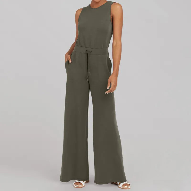 Élégance Allure - Jumpsuit met Luxe Uitstraling en Flatterende Snit