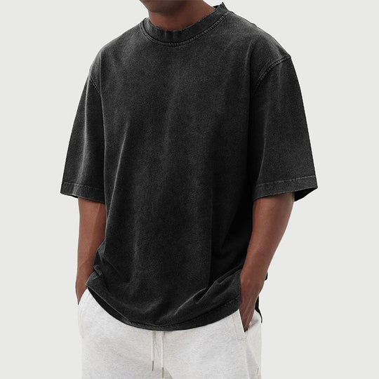 Milo - Oversized Vintage Washed T-Shirt Heren