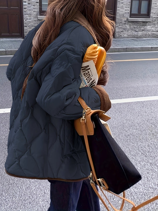 Paula - Elegante Oversized Gewatteerde Winterjas