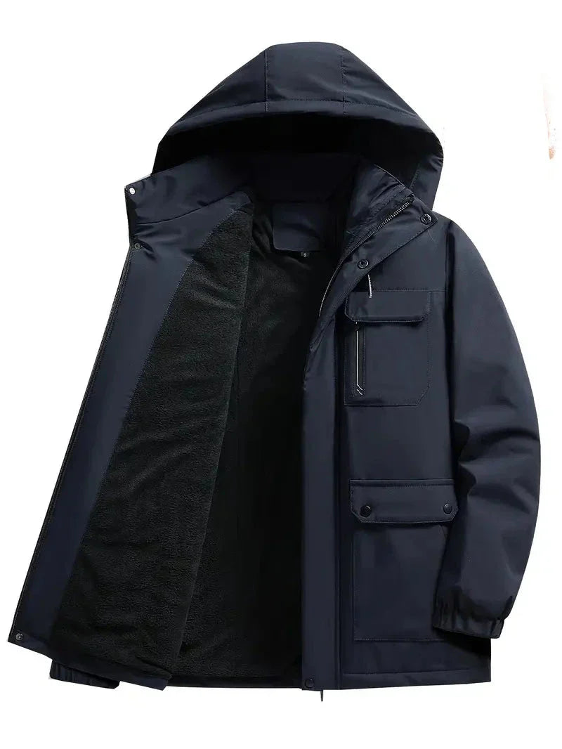 Francesco | Stijlvolle Warme Fleece Gevoerde Parka