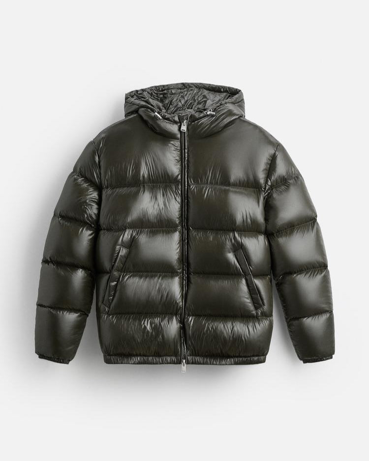 Scott - Stijlvolle Glanzende Gewatteerde Winterjas
