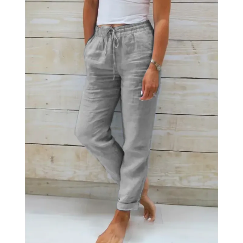 Emma - Linnen broek dames