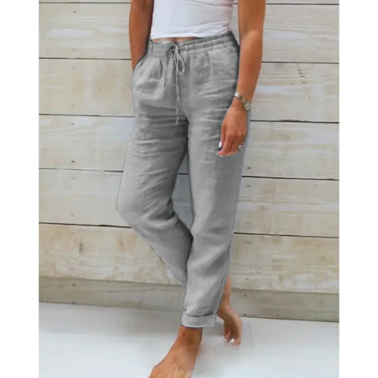 Emma - Linnen broek dames