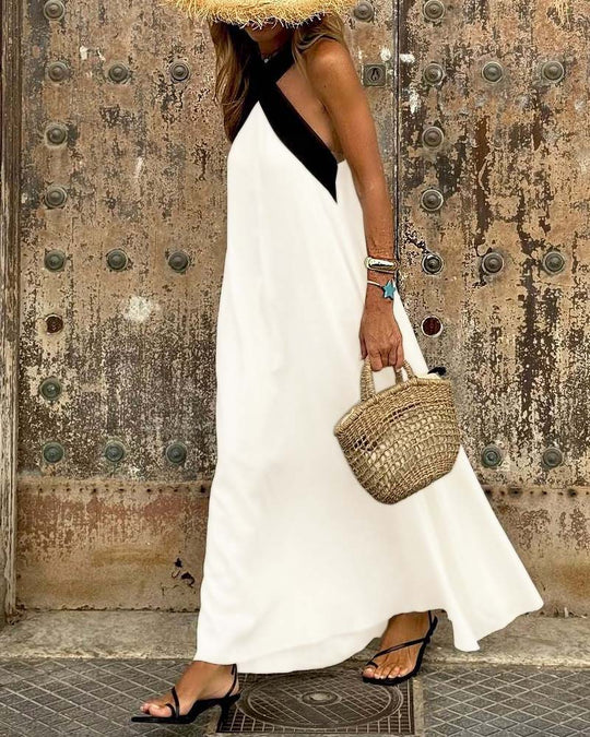 Mandy | Elegante Maxi Jurk Dames Mouwloos