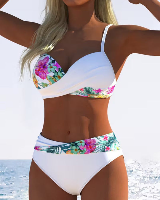Diana - Push-up Bikini met Bloemenprint