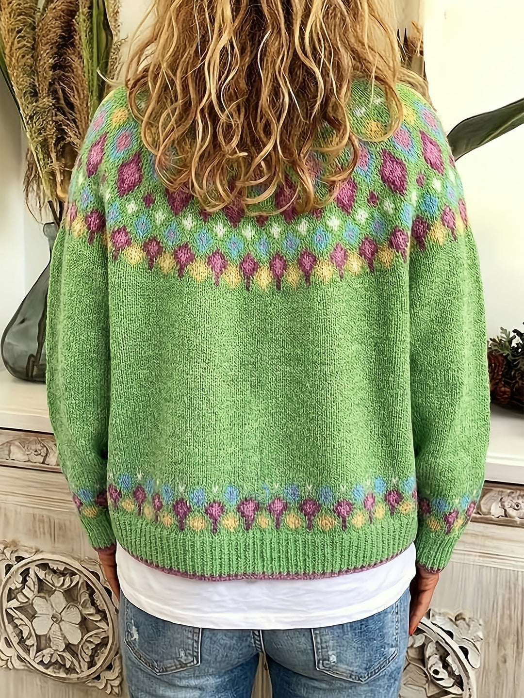Suzanne - Elegant Boho Knopen Vest