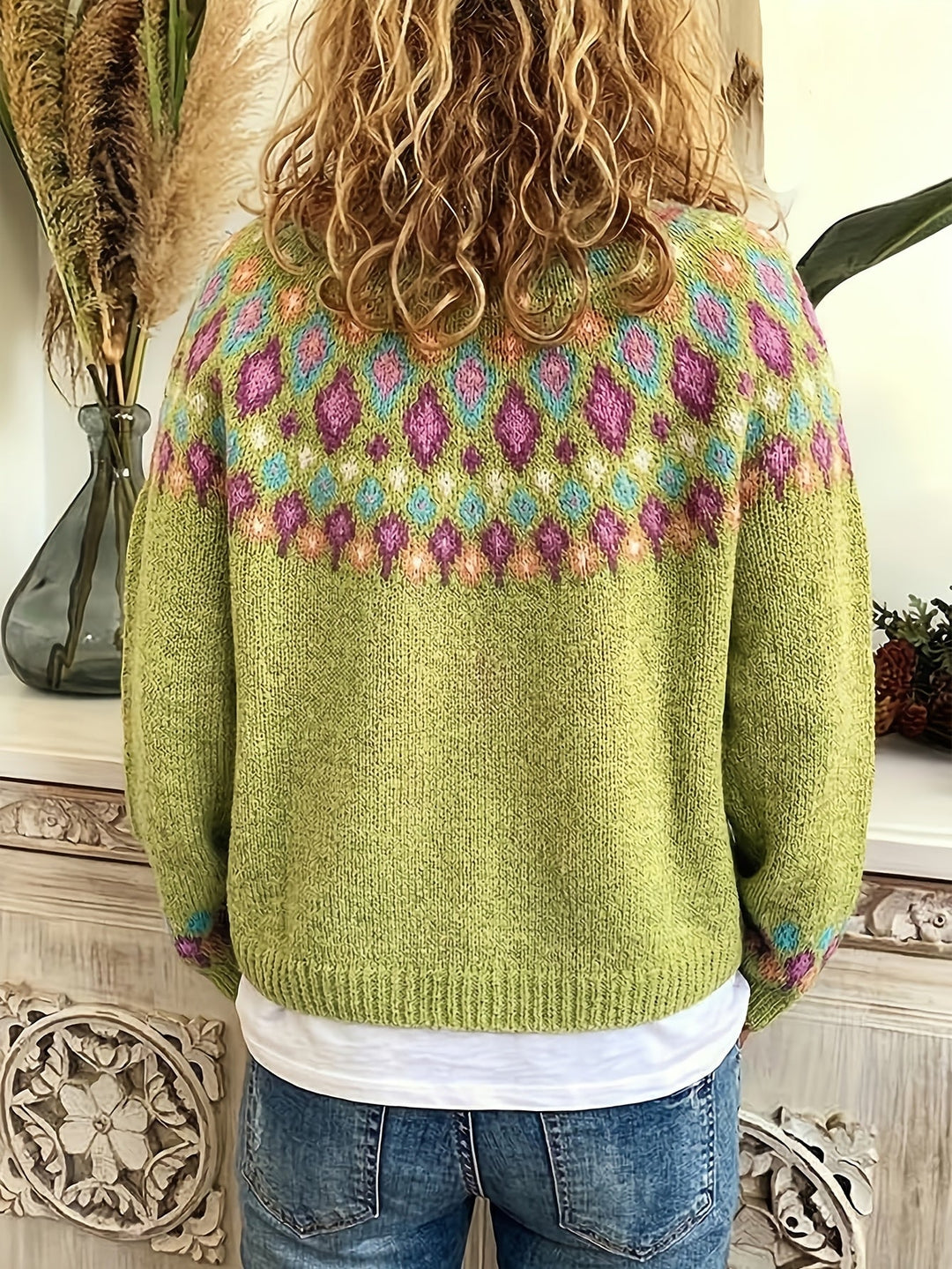 Suzanne - Elegant Boho Knopen Vest
