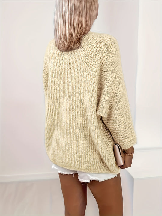 Danielle - Elegant Oversized Grofgebreid Vest