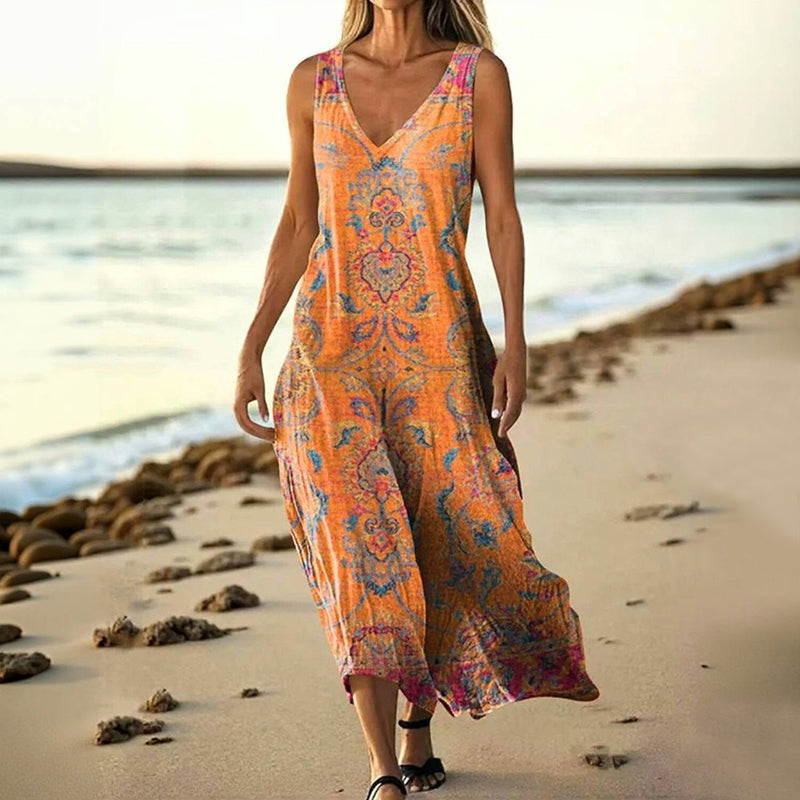 Phoebe | Boho Ibiza Maxi Jurk Dames