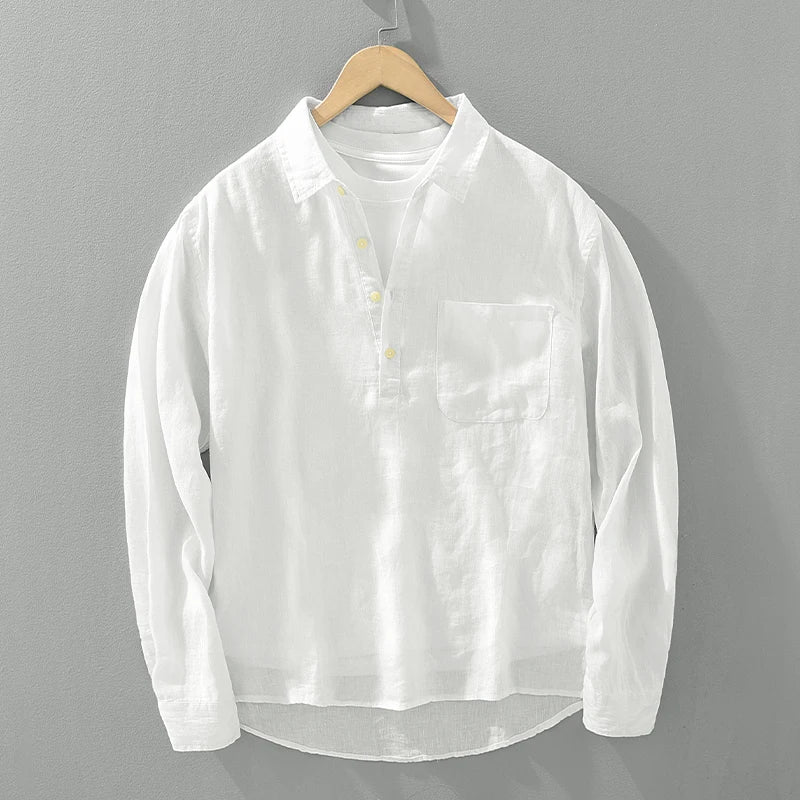 Variant image for Elliot - Linnen Overhemd - Comfortabel - Heren-7