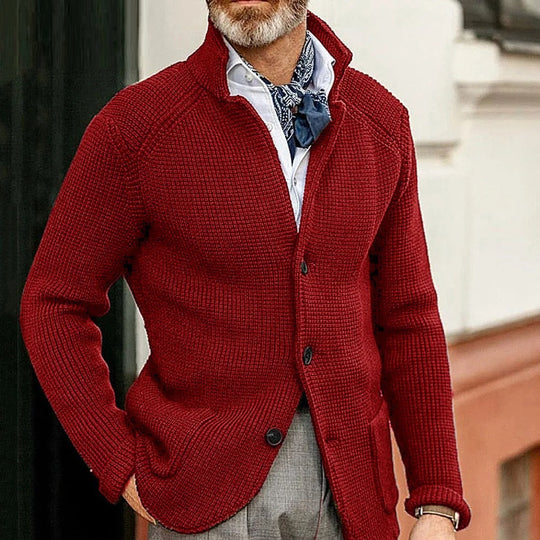 Louis - Heren vest gebreid chic