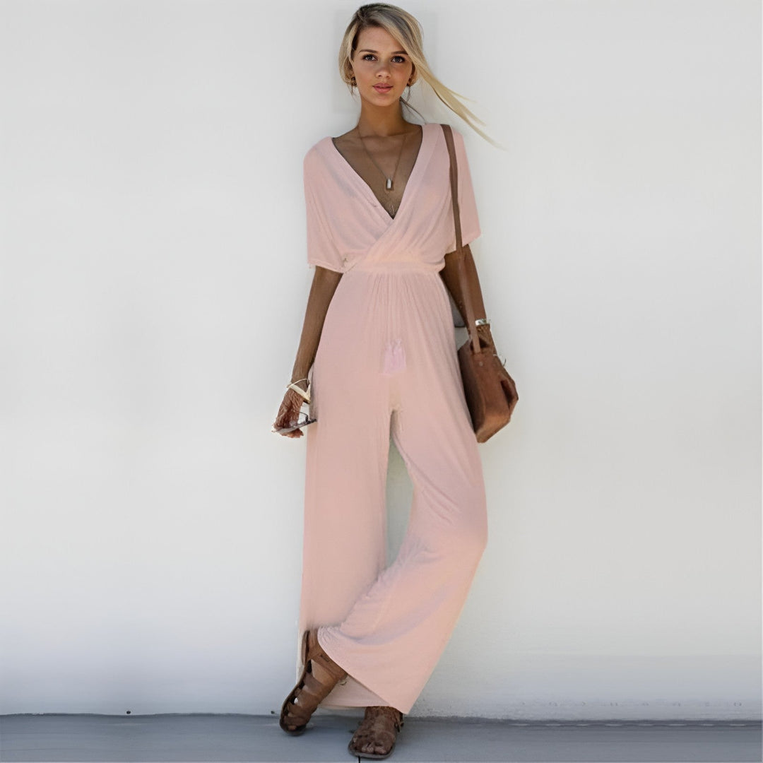 ByJules - Zomerse Jumpsuit met Luchtige Stof en Trendy Look