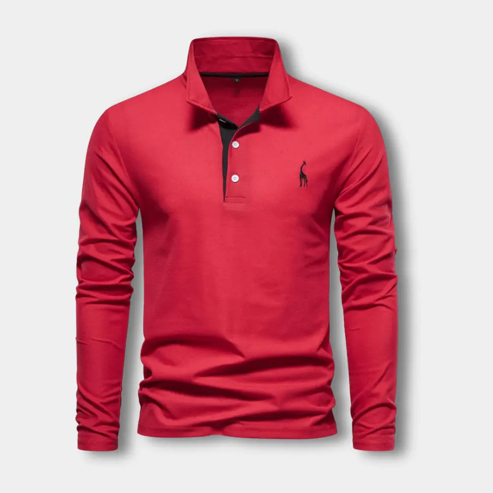 Lex - Stijlvolle Heren Polo Lange Mouw