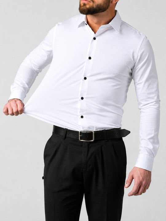 Adam | Elegant Zakelijk Stretch Overhemd