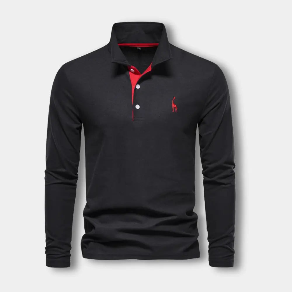 Lex - Stijlvolle Heren Polo Lange Mouw