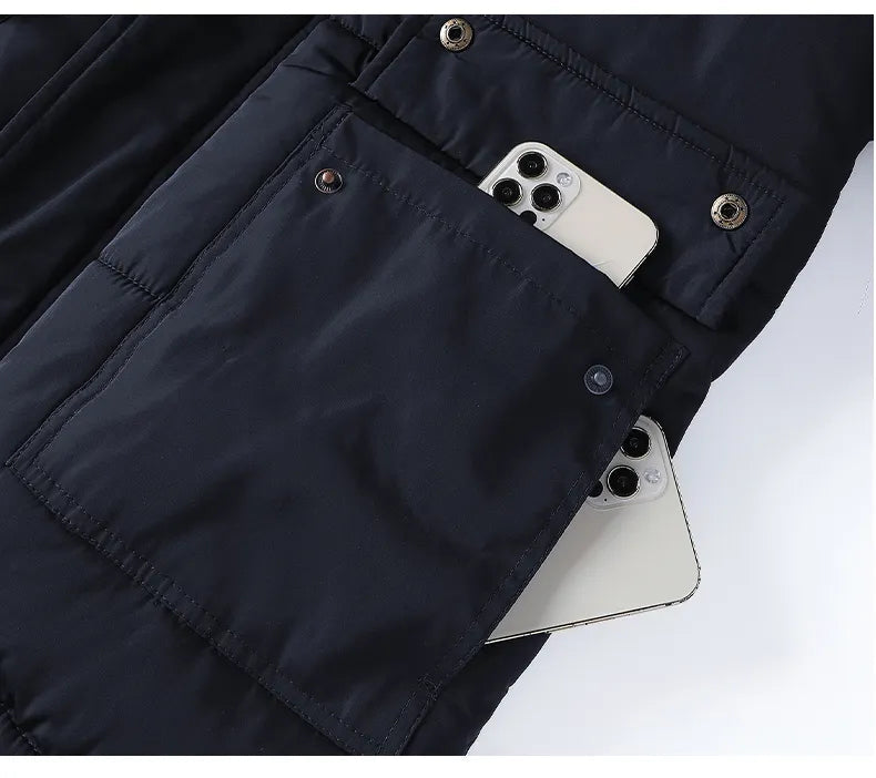 Louis - Heren Parka Winter Gevoerd