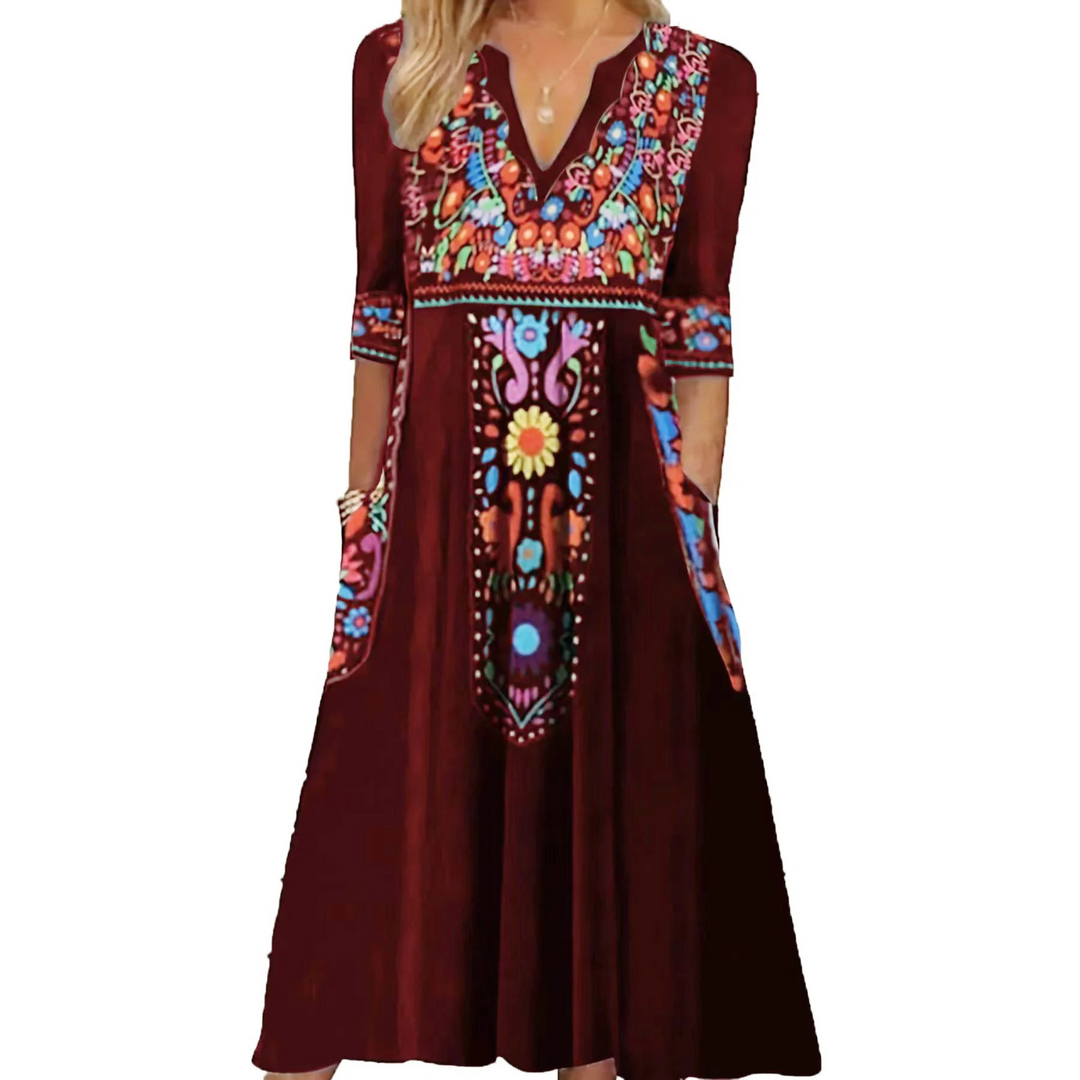 Bianca - Bohemian Maxi Zomerjurk