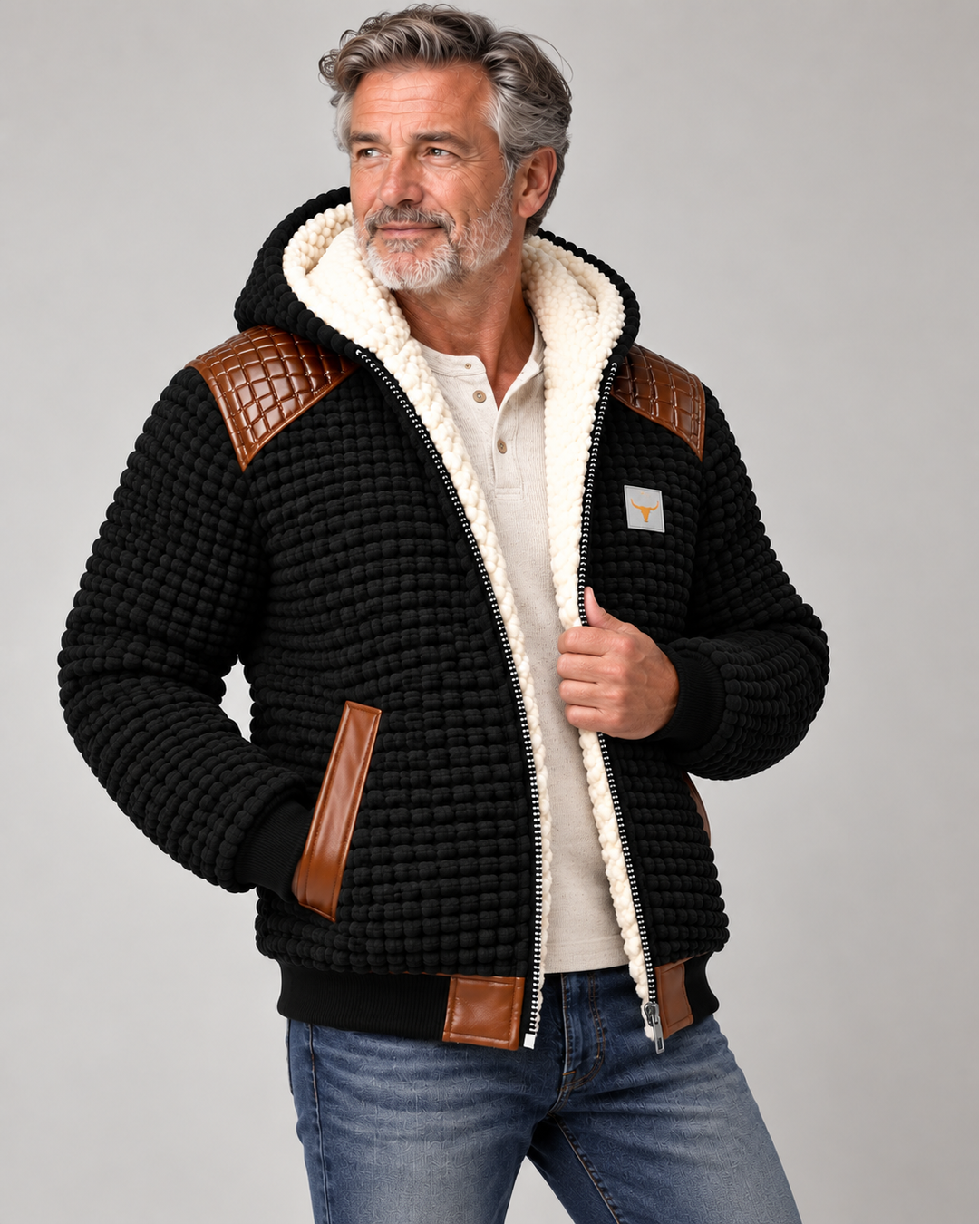 Sebastian - Casual Gebreid Teddy Vest