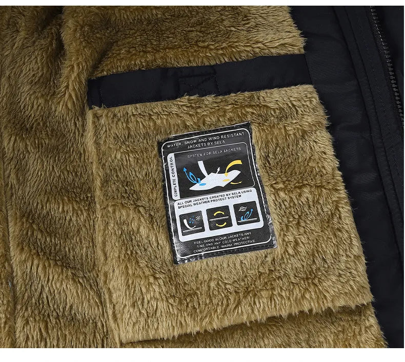 Louis - Heren Parka Winter Gevoerd