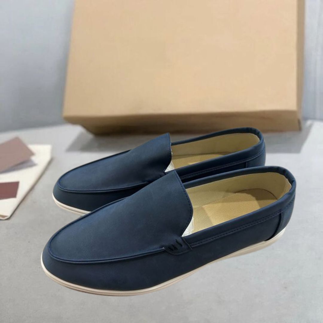 Heren Loafers Suède Comfortabel Old Money Stijl