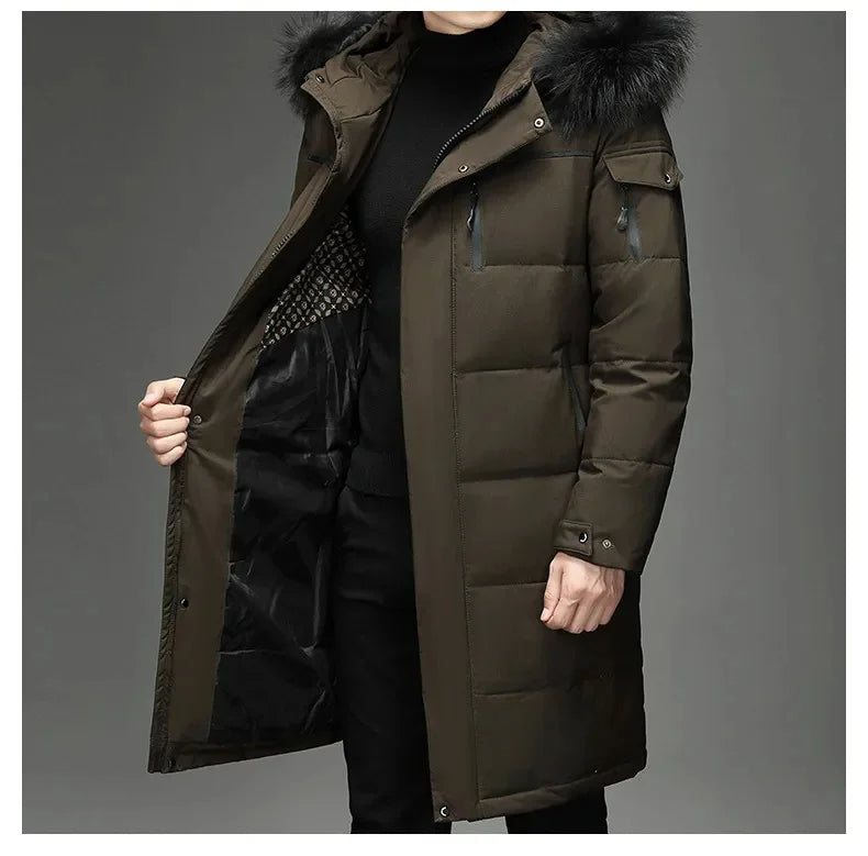 Louis - Heren Parka chic elegant