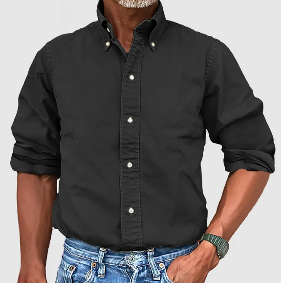 Bastian - Klassiek Oxford Casual Overhemd Heren
