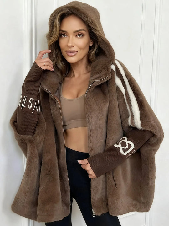Fiona | Stijlvolle Warme Oversized Bontjas