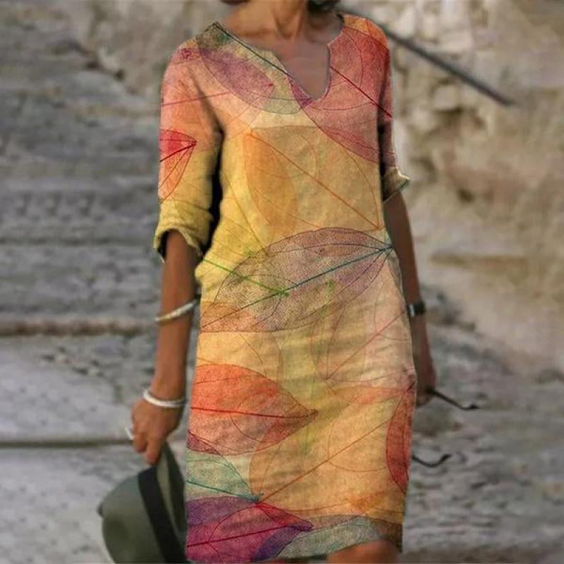 Zara - Stijlvolle Tuniek Jurk met Bloemenprint Dames