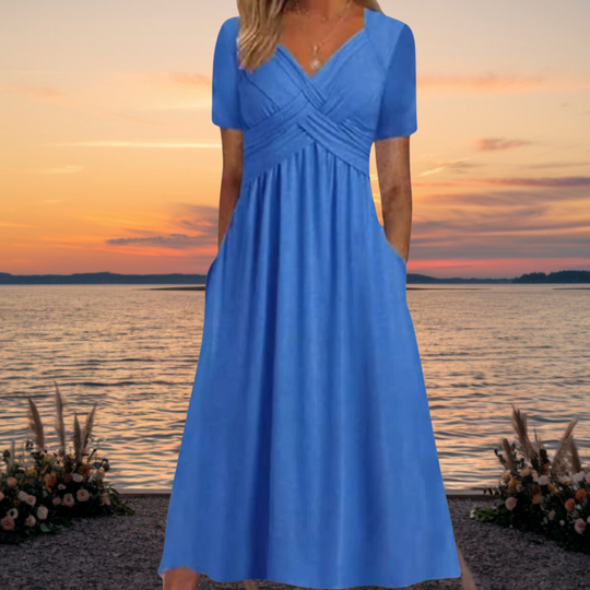 Zomerjurk Dames Tijdloos Elegant - Marit