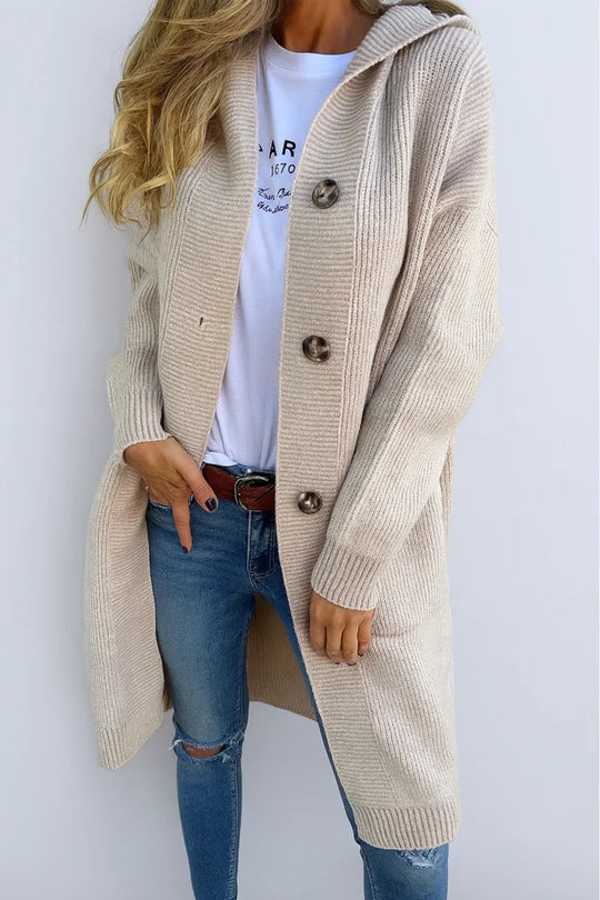 Deborah - Elegant Lang Capuchon Vest