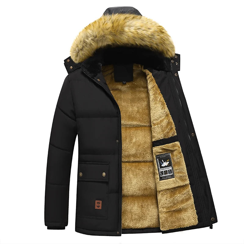 Louis - Heren Parka Winter Gevoerd
